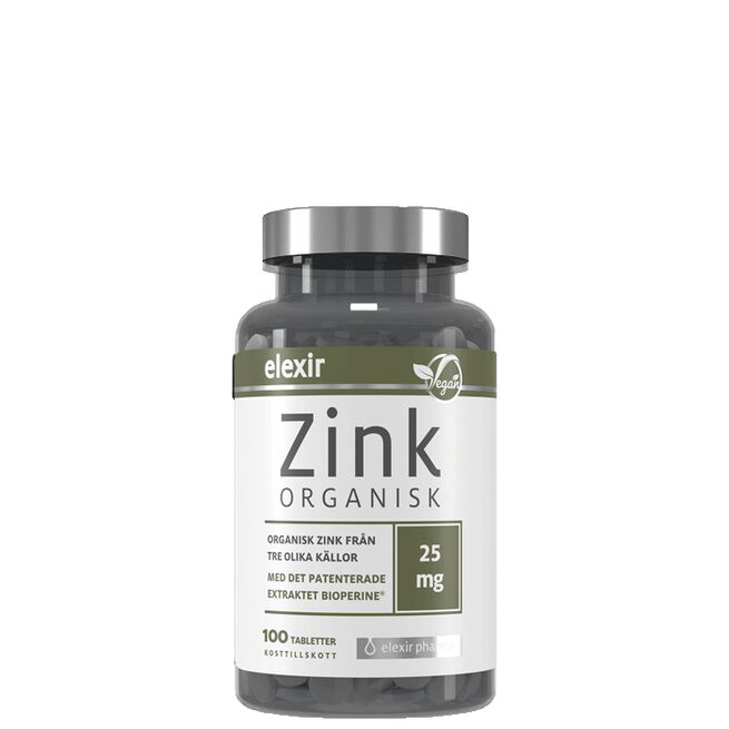 Elexir Zink 25 mg 100 tabletter