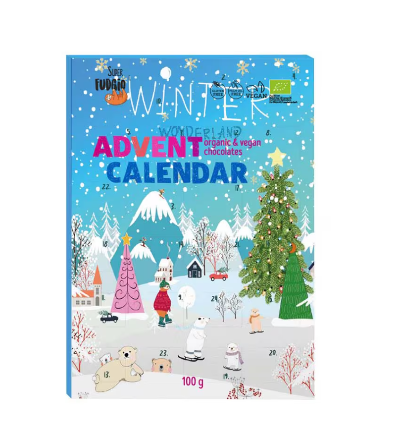 Adventskalender choklad 2024 Super Fudgio
