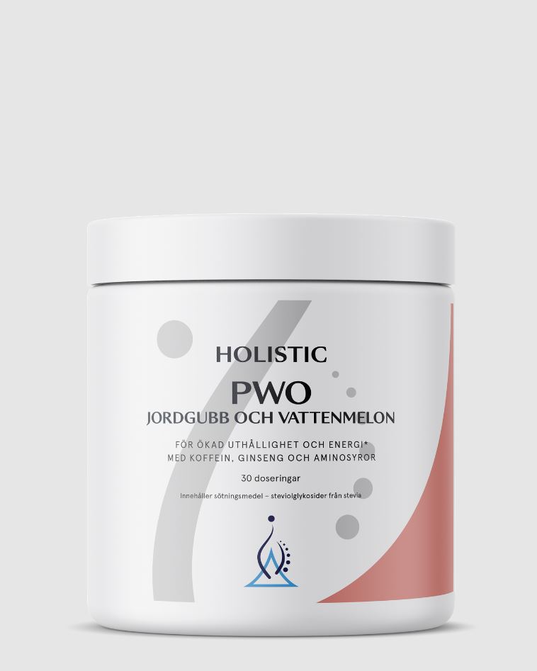 PWO jordgubb och vattenmelon, 345 g - Holistic