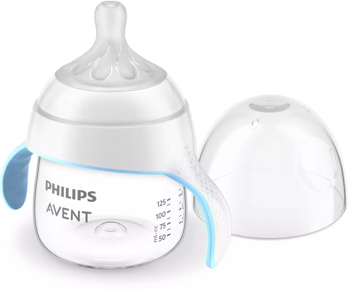 Philips Avent Natural Träningsmugg 150ml, Blå/Vit SCF263/61