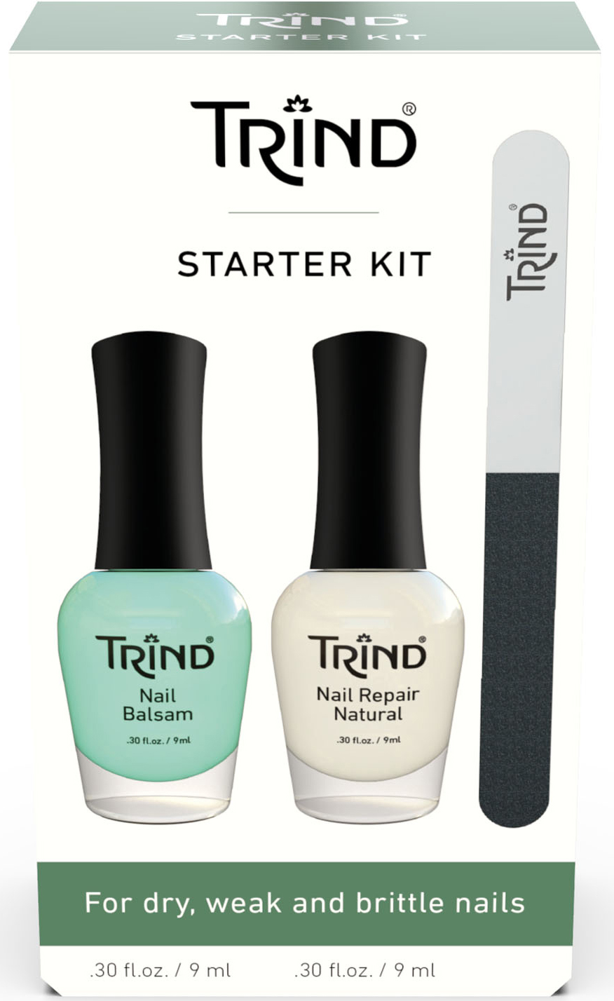 TRIND Starter Kit Torra & Sköra Naglar 2 x 9 ml