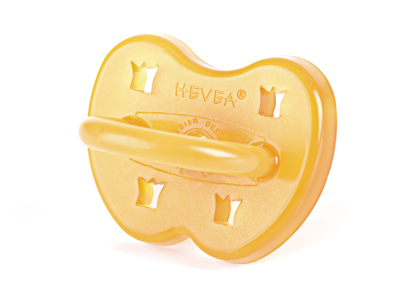 Hevea Napp Rund - Krona - 0-3 mån