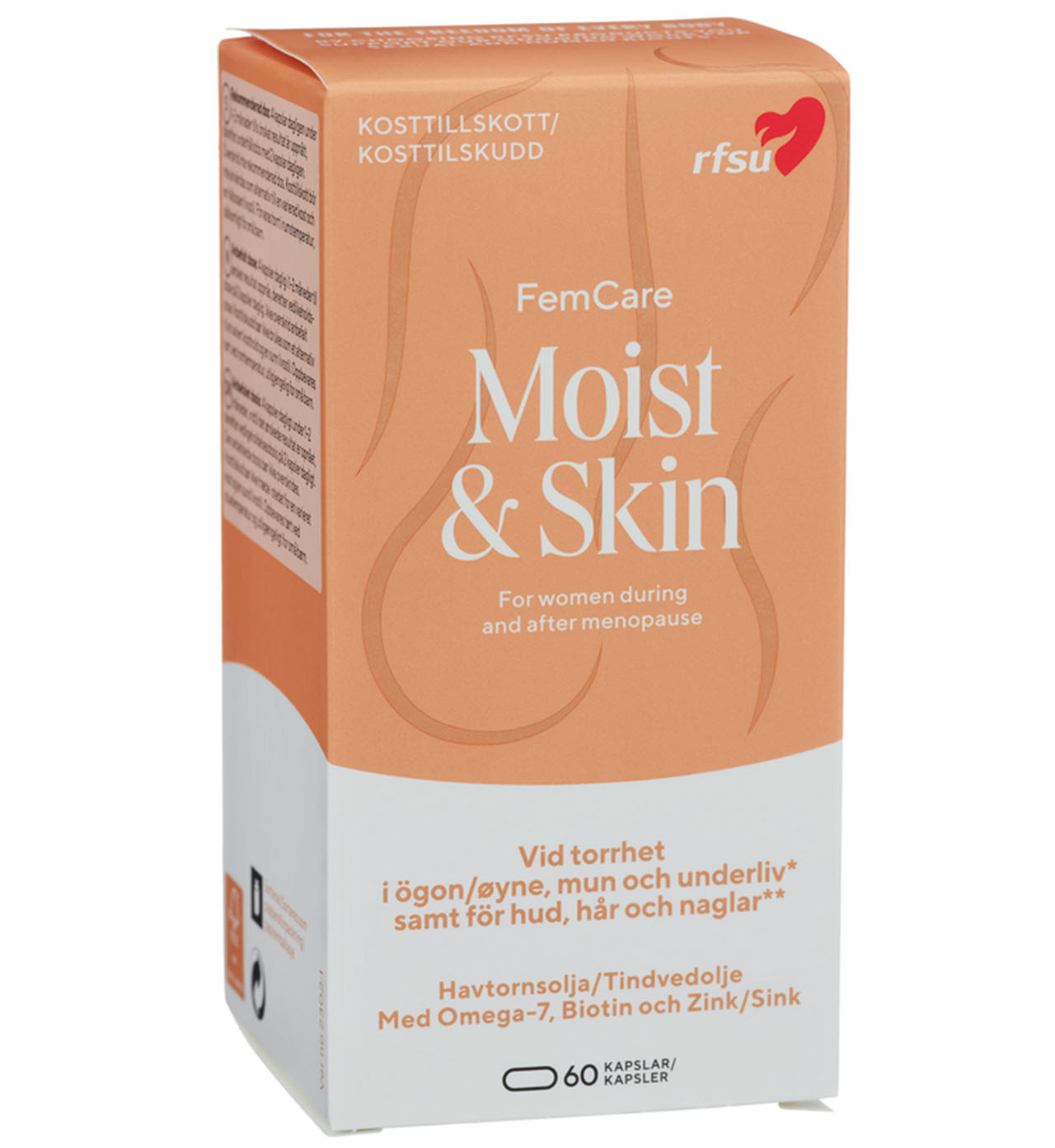 RFSU Moist & Skin 60 kap - Vid köp av minst 1 annan artikel