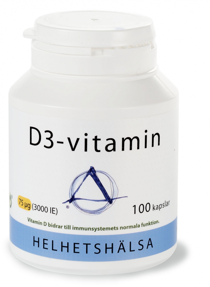 D3-vitamin 75 mcg 100 kapslar - Helhetshälsa