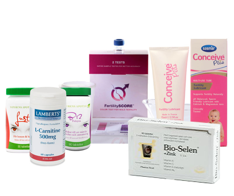 Manligt paket - Med Spermietest - Large