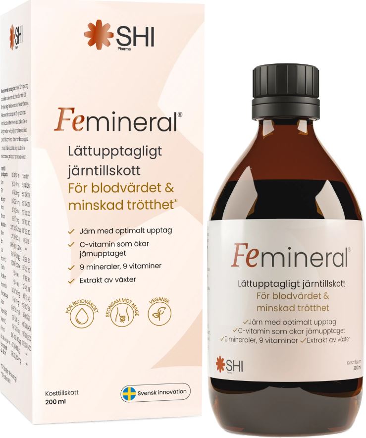 Femineral Järn- Och Mineraltillskott 200 ml
