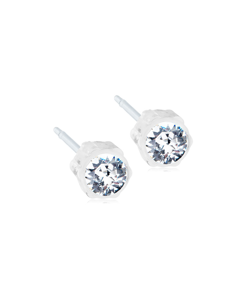 Blomdahl Örhängen MP 4 mm Crystal 1 par