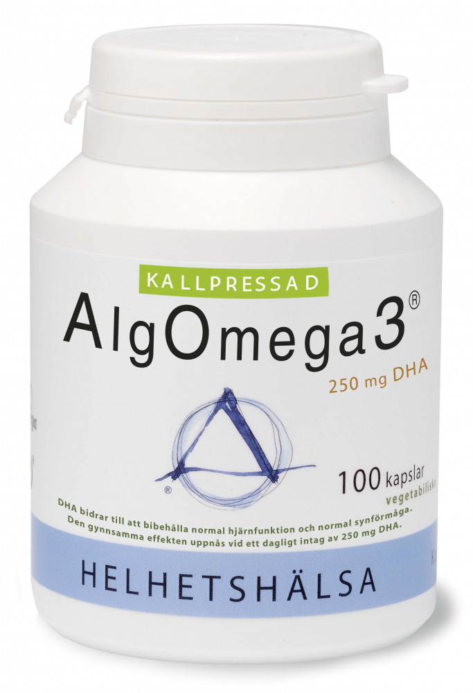 AlgOmega3® Kallpressad, 100 kapslar - Helhetshälsa