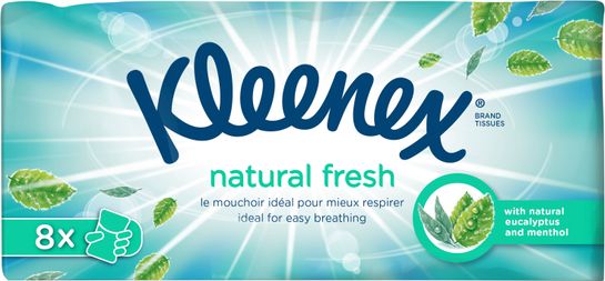 Kleenex Natural Fresh 8-pack
