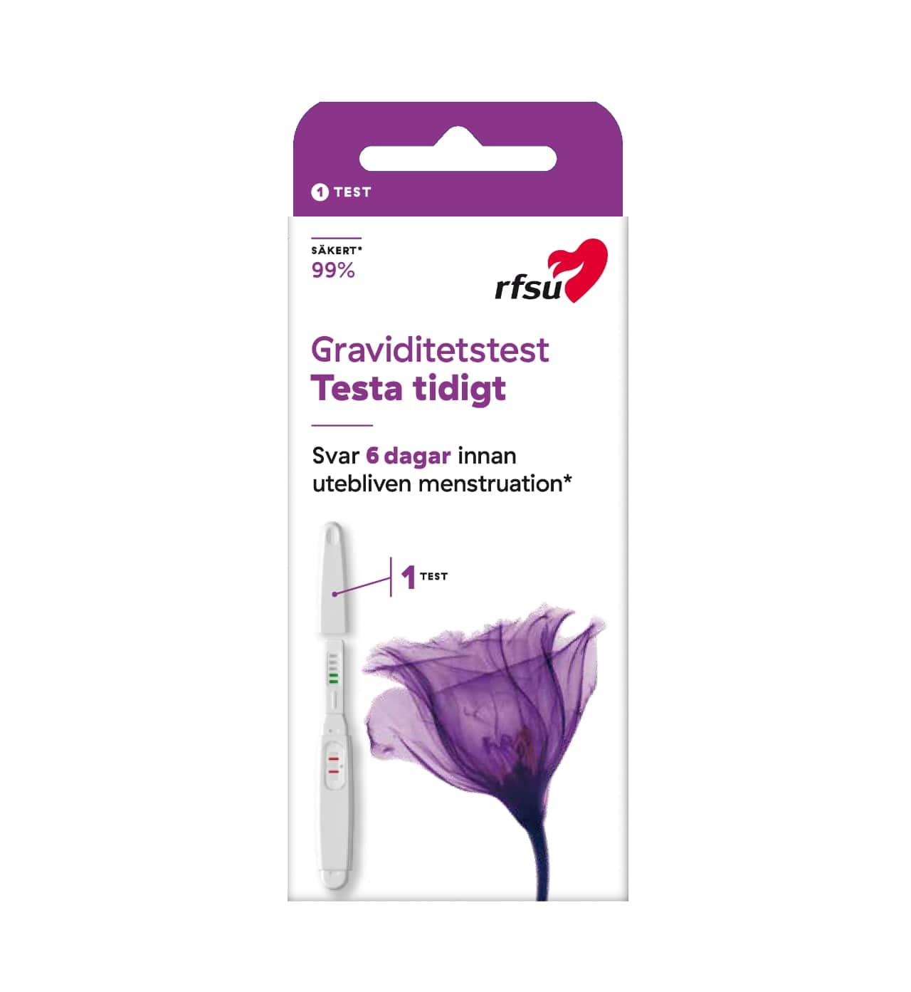 RFSU Graviditetstest 1-pack Testa Tidigt