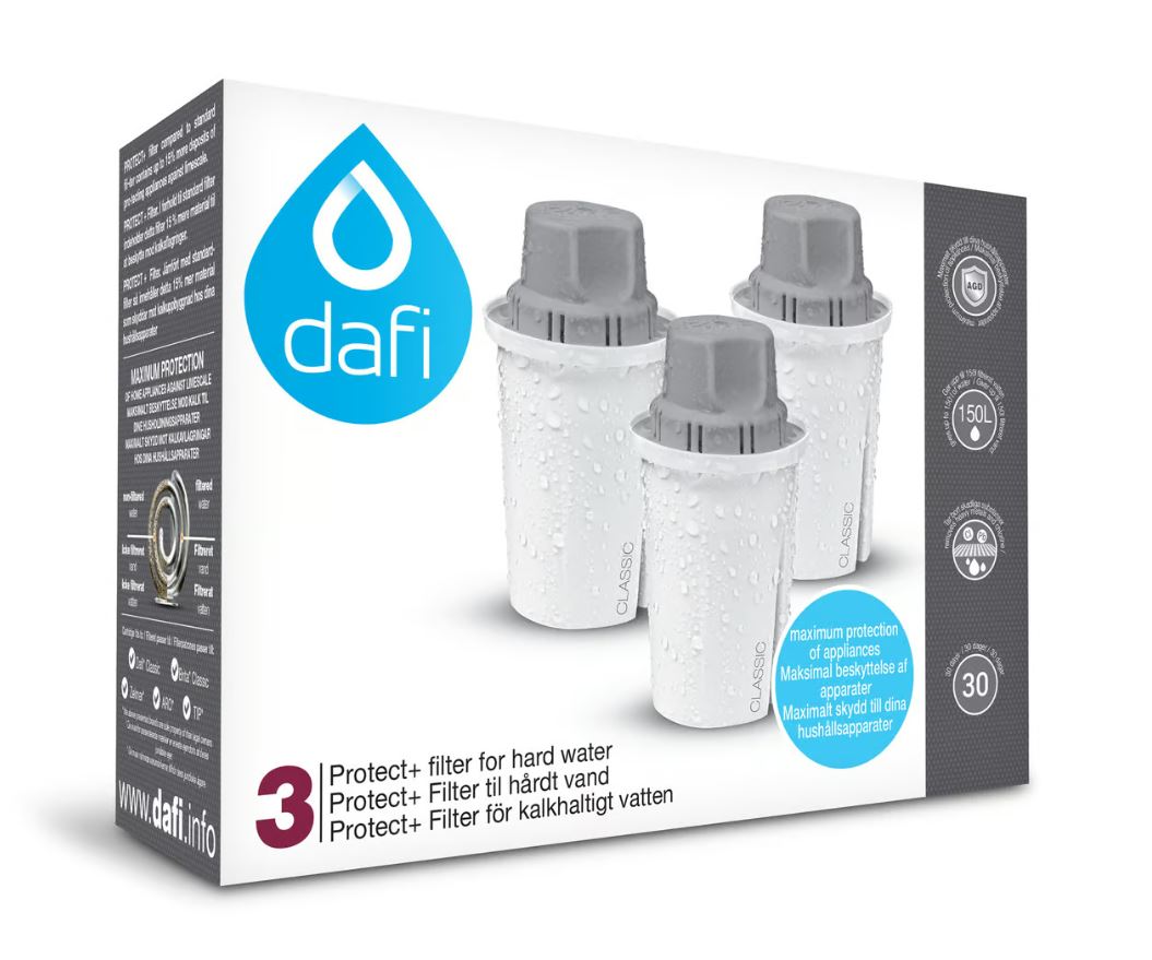 Dafi Protect+ Filterpatroner 3-pack