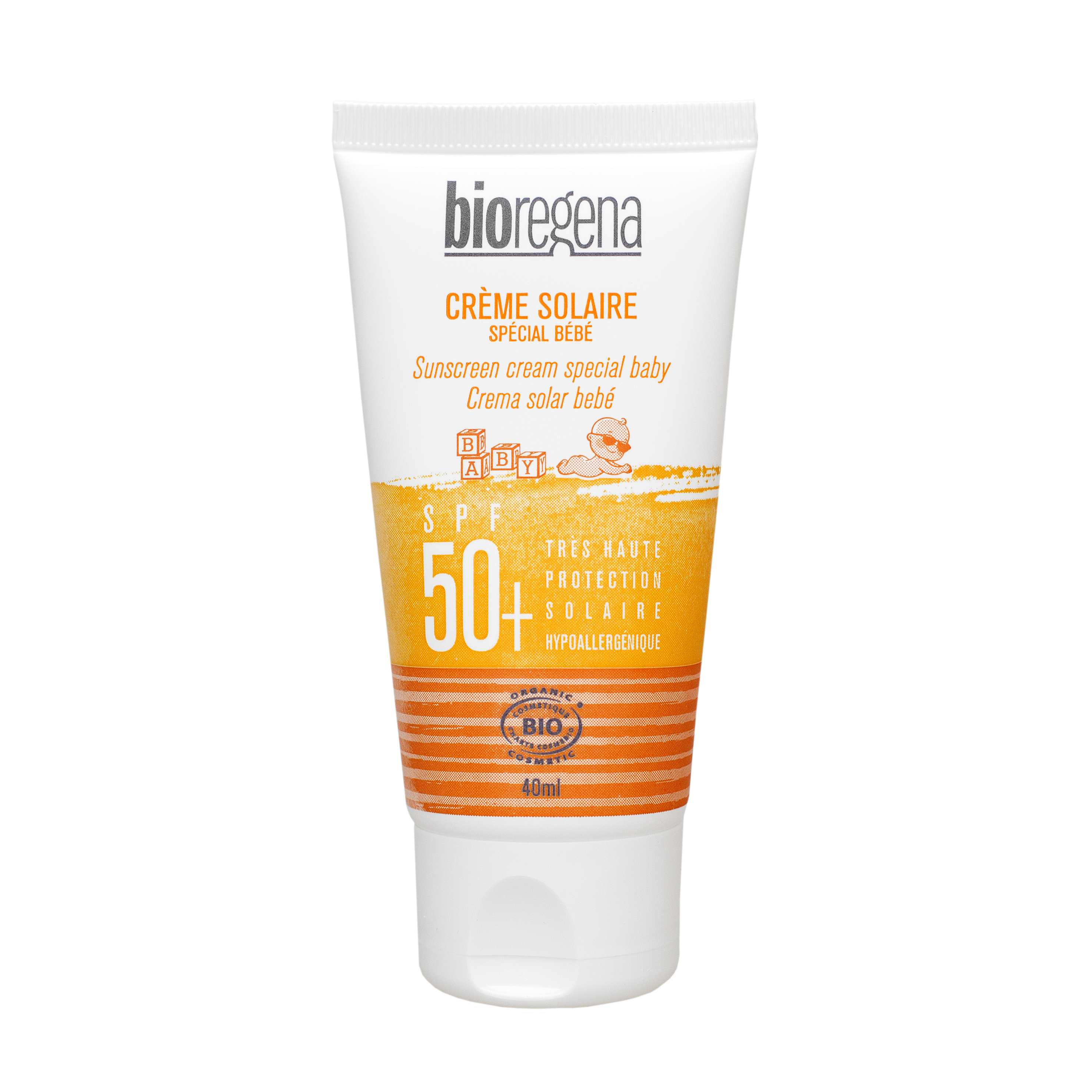 Sunscreen creme Baby SPF50+ 40ml - Bioregena
