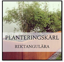 Planteringskärl rektangulära