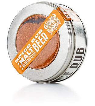 Spice rub, malt beer