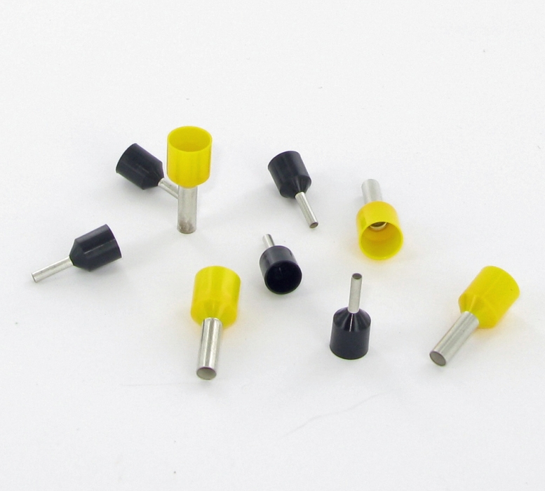 4mm² Wire end sleeve for short-circuit proof of leads 10mm long