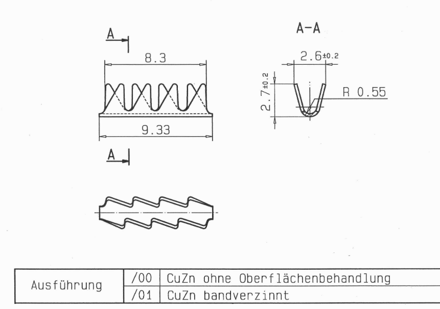 Ändhylsa hajtand, MsFt, 0.5 - 1.0 mm² - 2