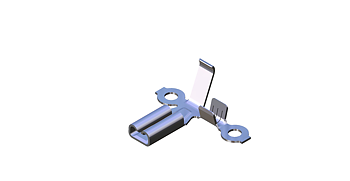 Push on receptacle 2.8x0.5 With flag