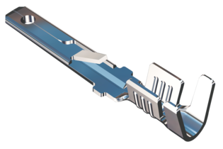 Fast-in  2.8x0.8 Linear With tooth - 0,5-1mm² - AWG 20-18 - Brass