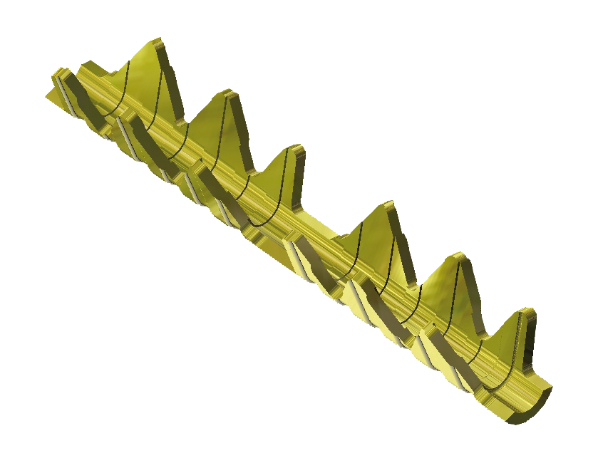 Point connection with internal grooves for parallel seaming, 0,35-0,75mm² - AWG 22-18 - copper - Blanked