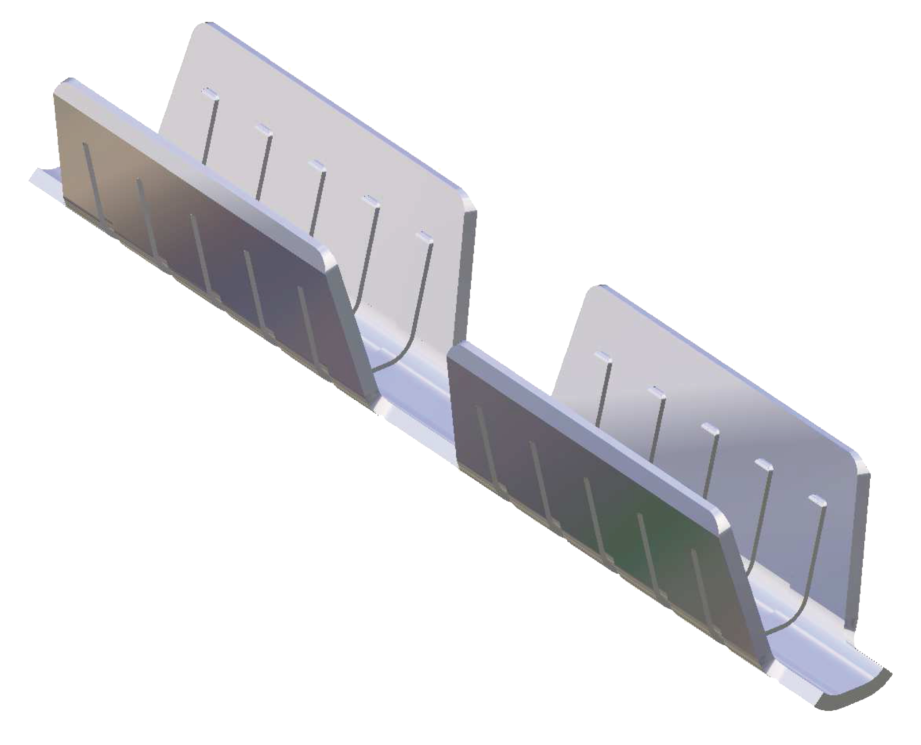Point connection For copper seaming only Linear With internal and external notches, Tinned brass, 1.0 - 2.5 mm²