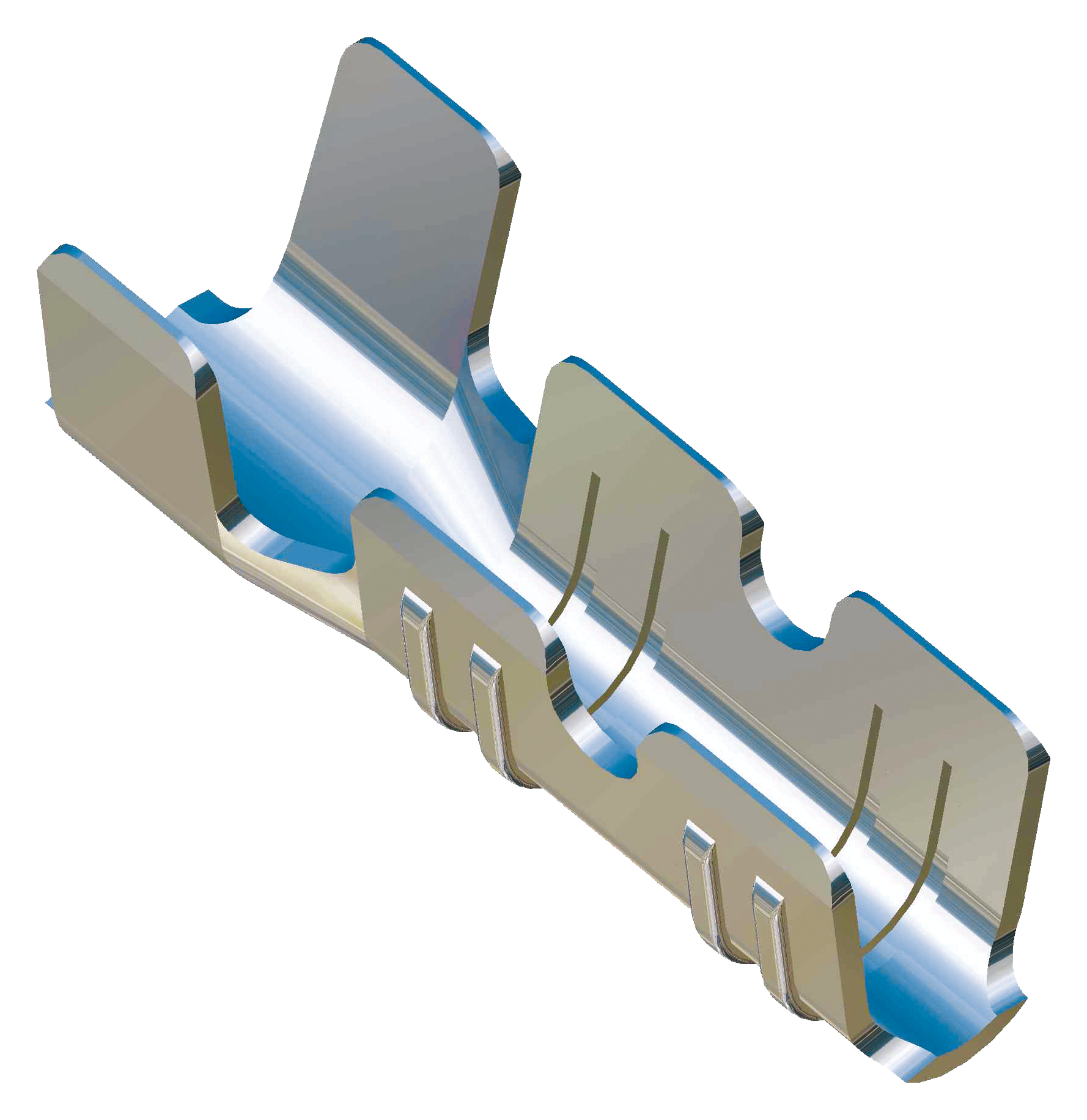 Point connection For sheath and 2 copper seaming Linear - 1-2mm² - AWG 18-14 - Brass