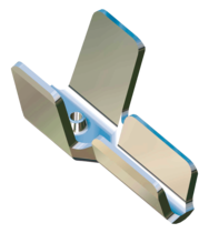 Point connection For sheath and copper seaming Linear With safety lock - 0,5-0,75mm² - AWG 20-18 - Brass - Pre-Tinned