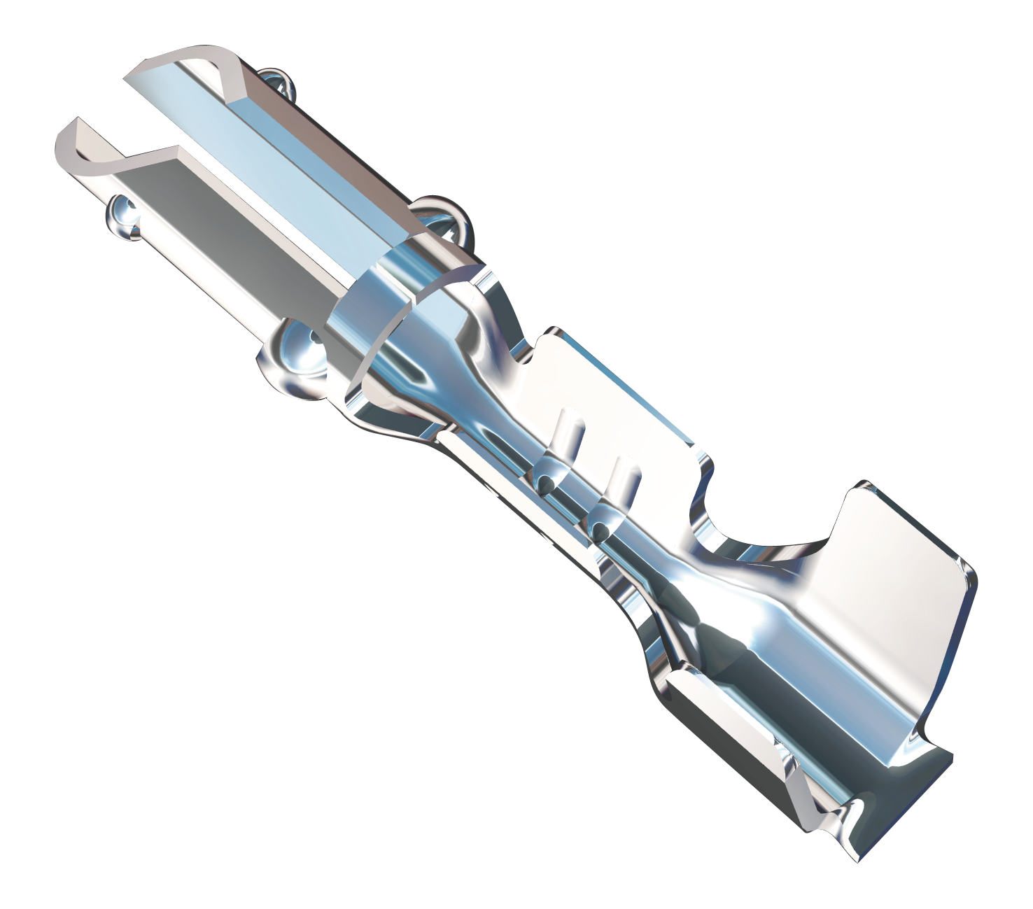 Soldering terminal For hole Ø 1.8 mm Linear AWG 2418 Brass Pre