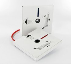 0,5mm² Wire end sleeve - tape mounted 8mm long