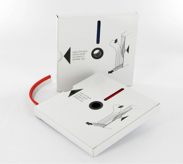 2,5mm² Wire end sleeve - tape mounted 8mm long
