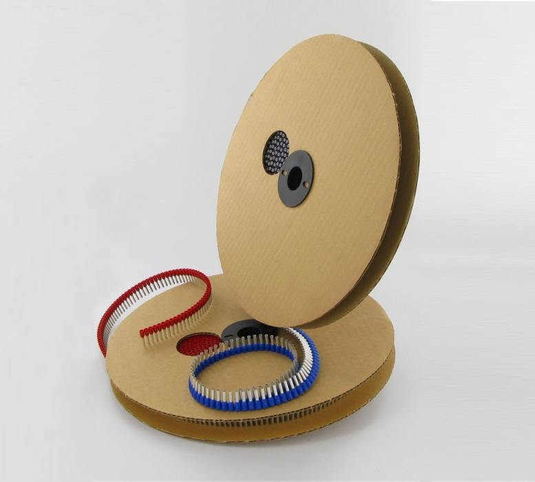 2,5mm² Wire end sleeve - tape mounted 8mm long