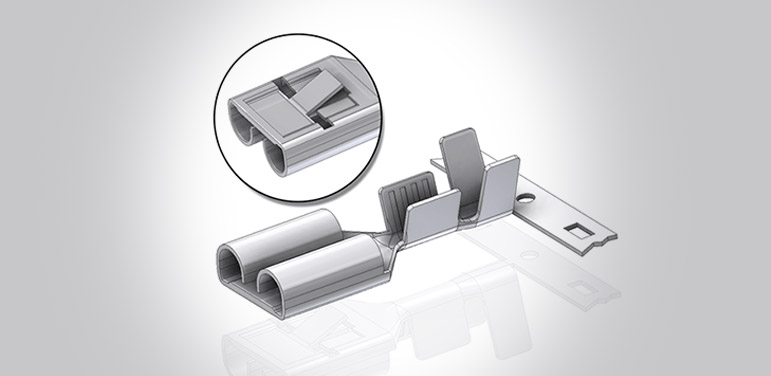 Flatstifthylsa 6,3 x 0,8 Magnet Wire