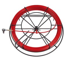Dragfjäder av glasfiber utan lokaliseringstråd i kärnan Ø 7.5 mm, i horisontell hållare