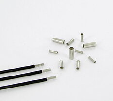 0,25mm² Non insulated wire end sleeves 5mm long