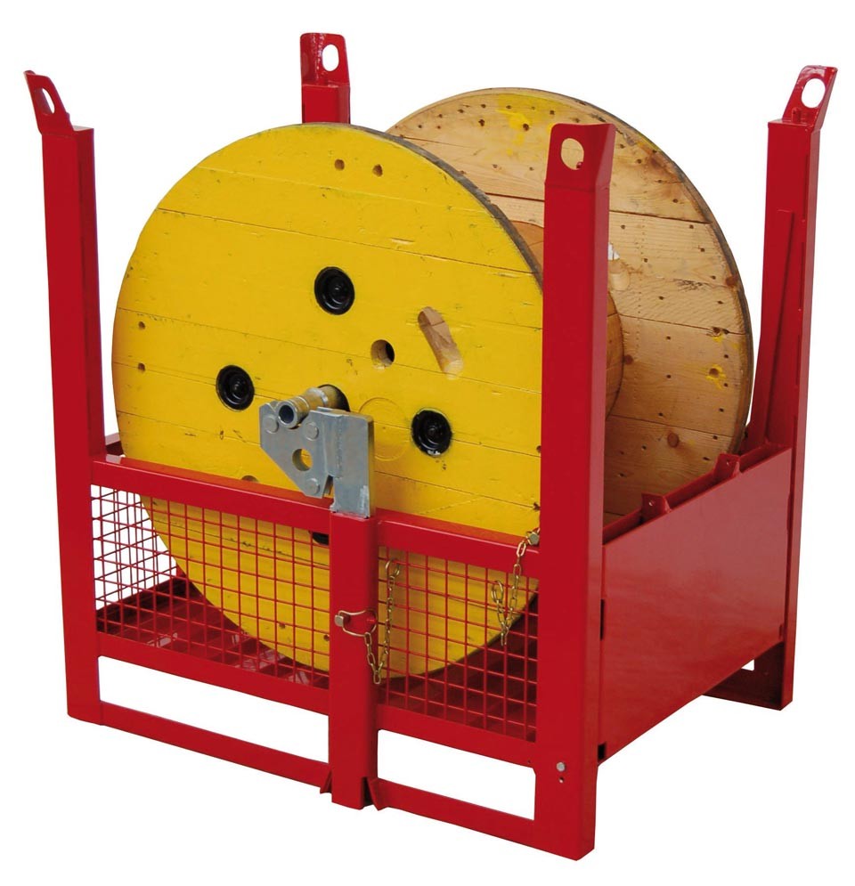 Nicoletti - CONBOB - Reel unwinding container stackable - Capacity 1000 kg - max. reel Ø 1000mm