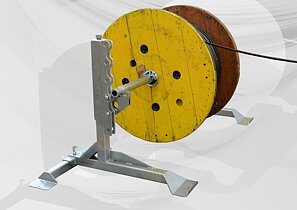 Nicoletti - SM-12 - Self-lifting drum jacks max Ø1800mm - Capacity 1600 kg - max. reel Ø 1800mm