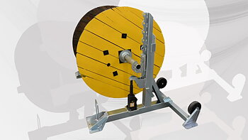 Nicoletti - SM-20 - Self-lifting drum jacks max Ø2800mm - Capacity 5000 kg - max. reel Ø 2800mm