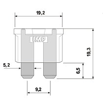 Blade fuse, Midi
