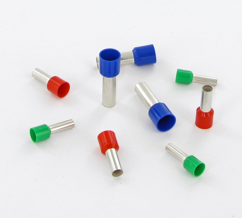 6mm² Insulated wire end sleeve 18mm long
