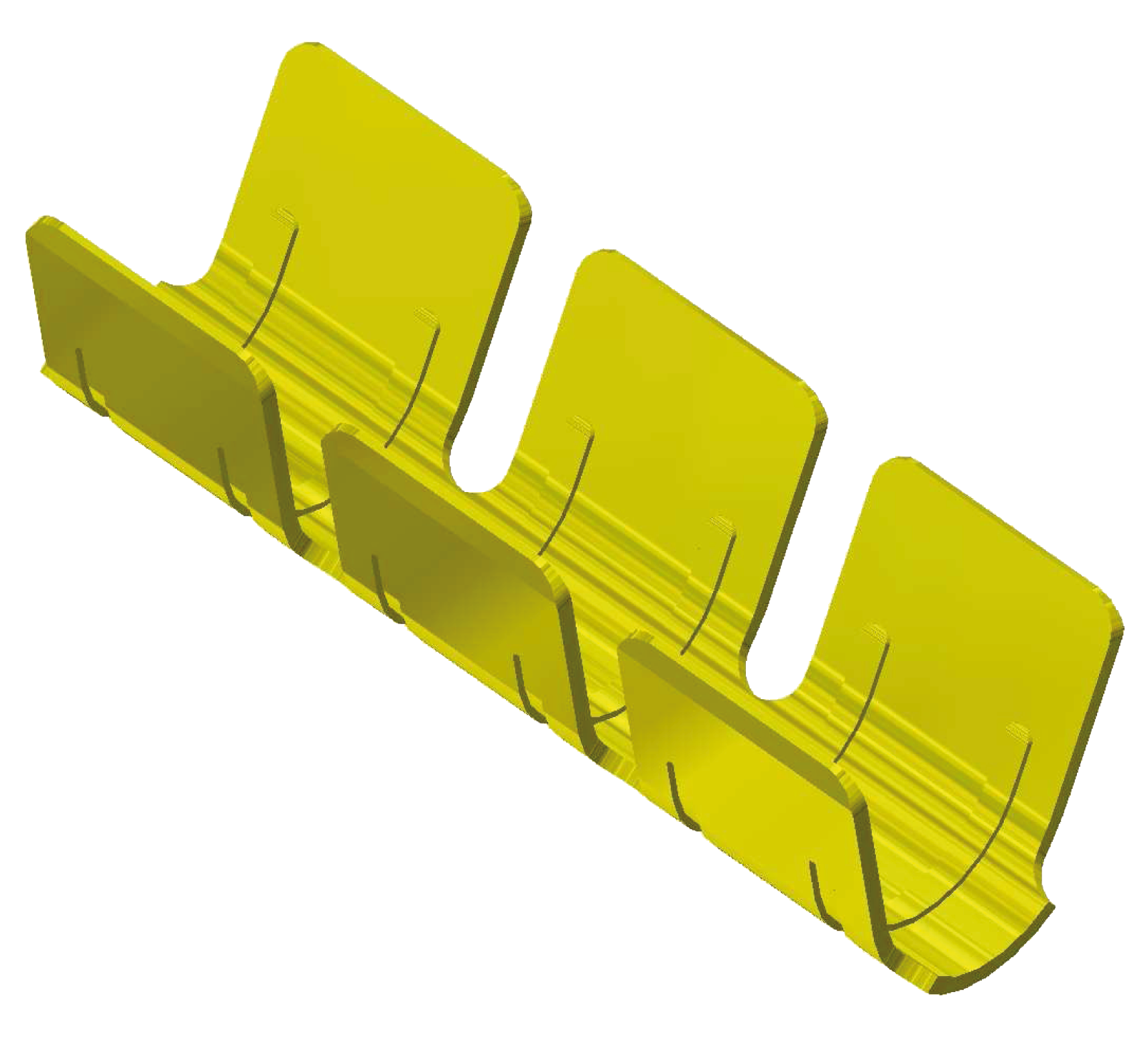 Ändhylsa, segmenterad, Mässing, 16 mm²