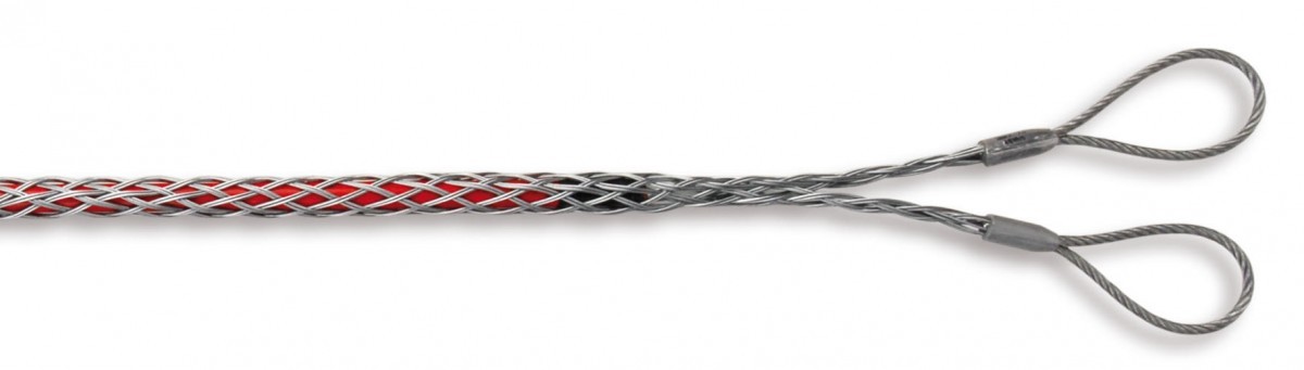 Pulling grips with double eyelet