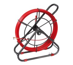 Dragfjäder av glasfiber utan lokaliseringstråd i kärnan Ø 6 mm, i vertikal hållare