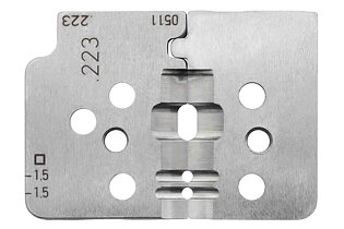 Tool for oval PVC and silicone compensating wire