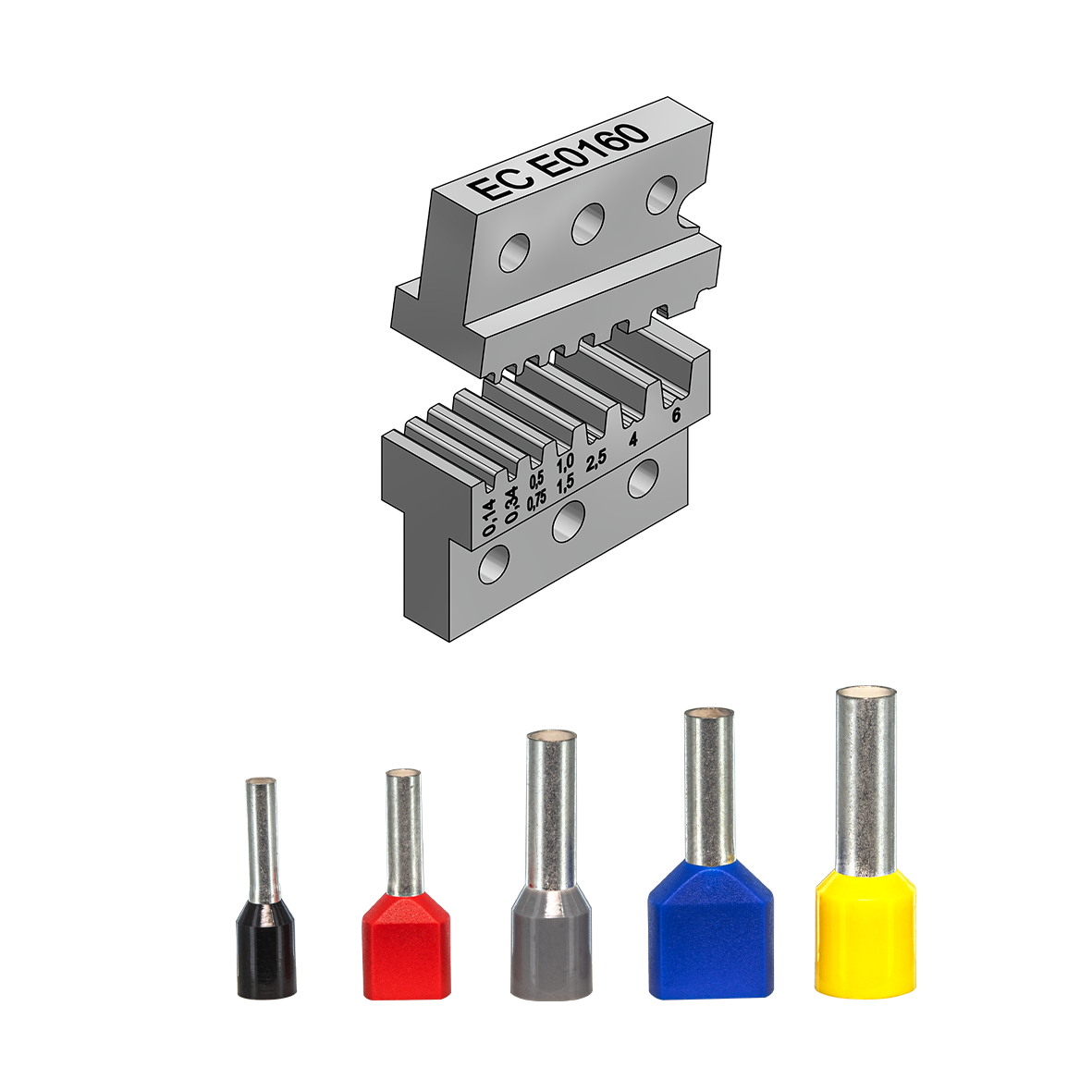EC 65 Die set for Wire end sleeves EC E0160