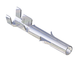 Push on receptacle Lock and Block Lateral Double hook
