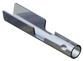 Parallel terminal For tab Ø 1.2 Linear without insulation