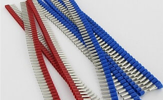 Wire end sleeves Tape mounted
