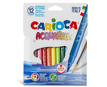 CARIOCA ACQUARELL KUITUKYNÄ LAJIT. /12