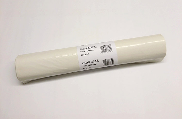 JÄTESÄKKI 200L VALKOINEN 60MY /10 - 2