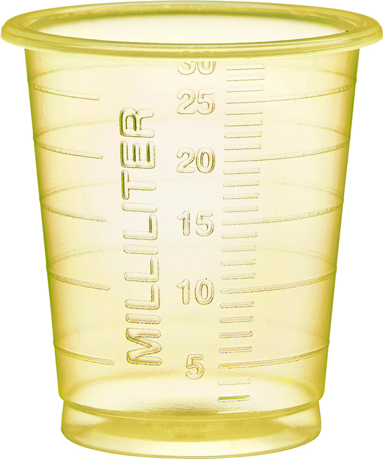 Lääkelasi keltainen 30ml eco/80