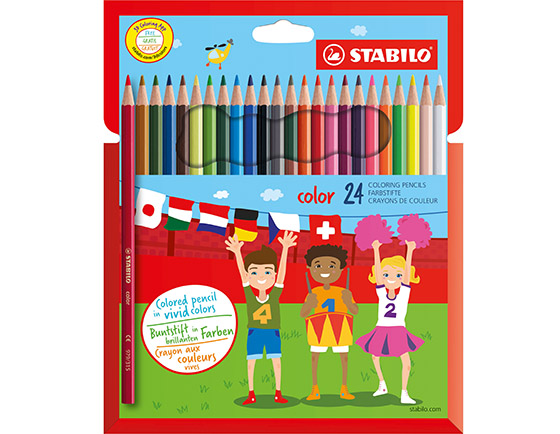 STABILO COLOR 1924/77-11 24 VÄRIÄ PITKÄ